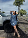 Shirt Dress in Kalo Blues