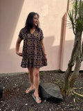 Shell Quilt Babydoll Dress