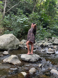 Shell Quilt Babydoll Dress
