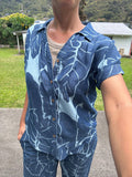 Aloha Tee in Kalo Blues