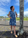 Midi Dress in Kalo Blues