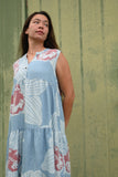 Babydoll Dress in Orchid Skies