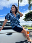 Aloha Tee in Kalo Blues