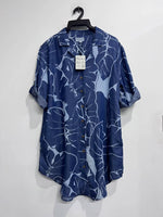 Shirt Dress in Kalo Blues
